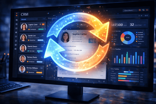 self-updating CRM 2026